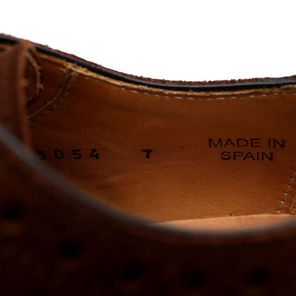 '108970' Brown Suede Derby Brogues UK 7
