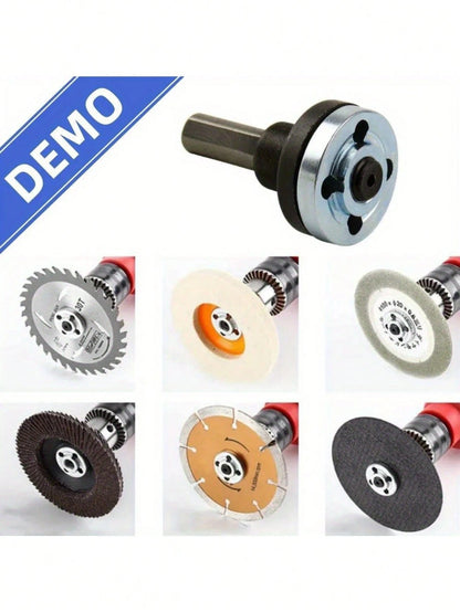 10mm Drill Angle Grinder Metal Connection Kits- Grinding Adapter For Cutting Discs & Polishing Wheels