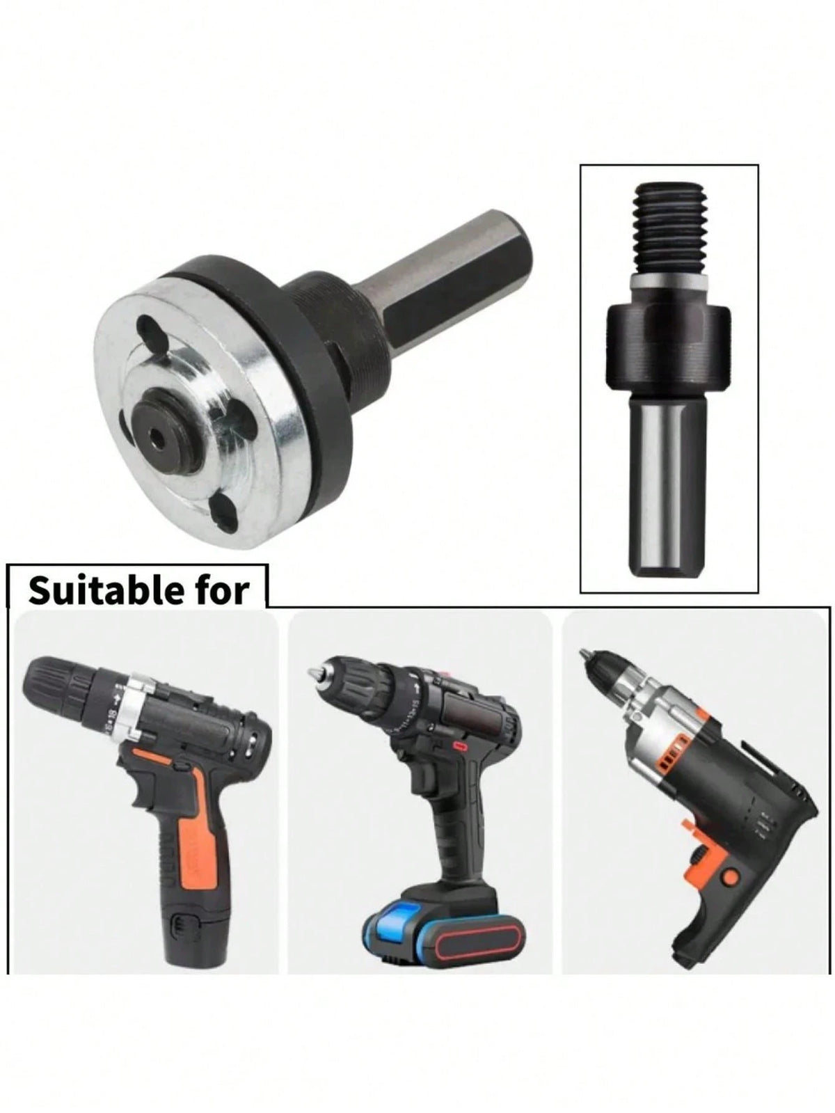 10mm Drill Angle Grinder Metal Connection Kits- Grinding Adapter For Cutting Discs & Polishing Wheels
