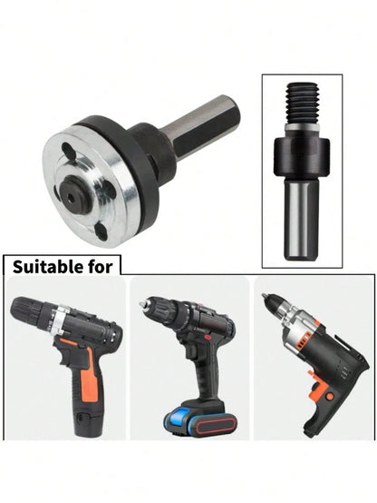 10mm Drill Angle Grinder Metal Connection Kits- Grinding Adapter For Cutting Discs & Polishing Wheels