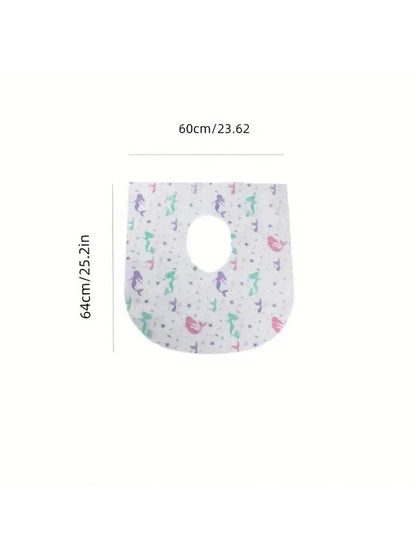 10pcs/20pcs Cartoon Disposable Non-Woven Toilet Seat Covers, Universal Toilet Seat Pads, Portable Disposable Toilet Seat Covers, Public Restroom & Travel Toilet Seat Protectors, Bacteria Protection Fo