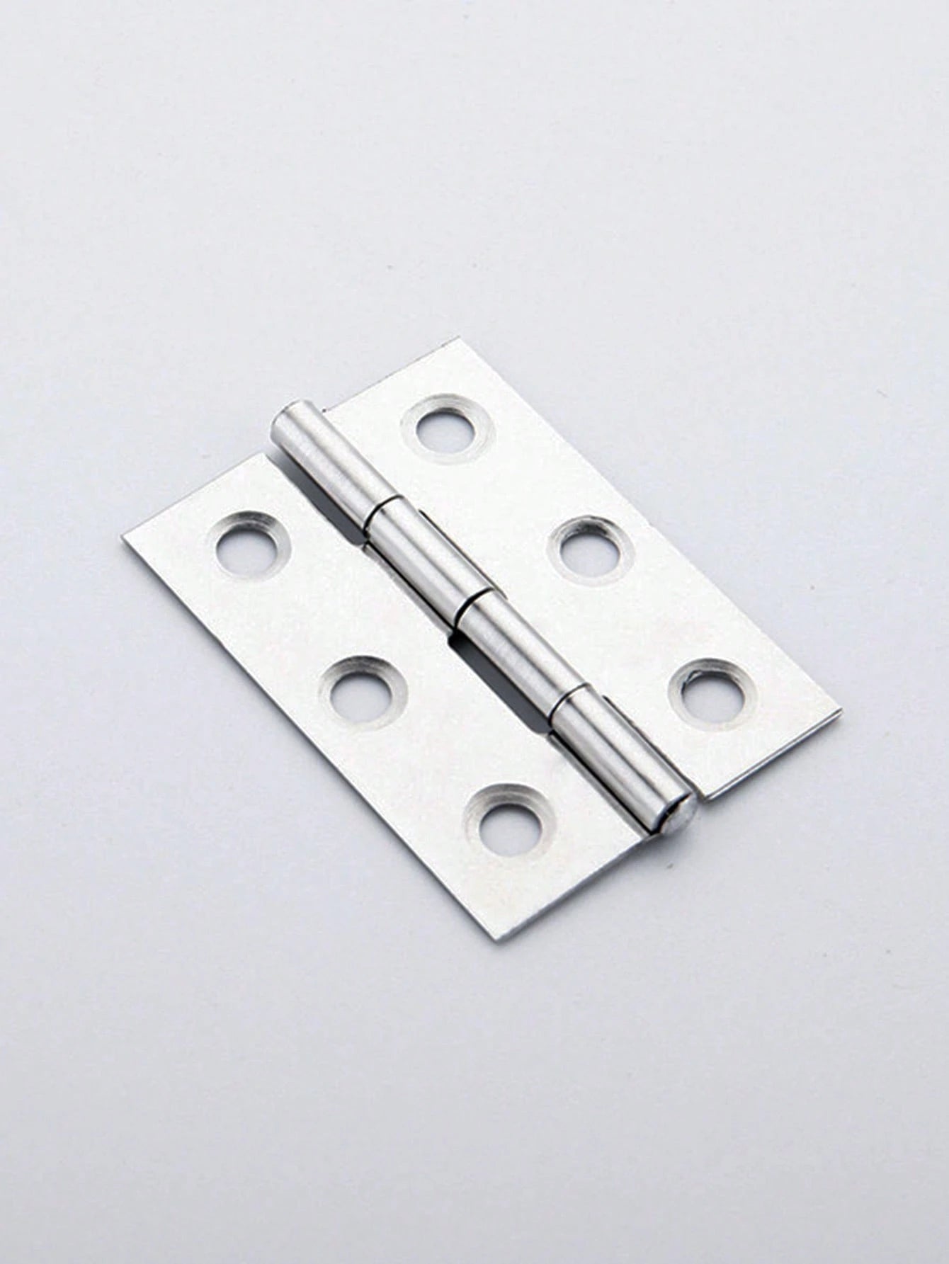 10pcs Stainless Steel Door Hinges, Cabinet Doors Windows Wooden Box Flat Hinges, Home Furniture Hardware Accessories