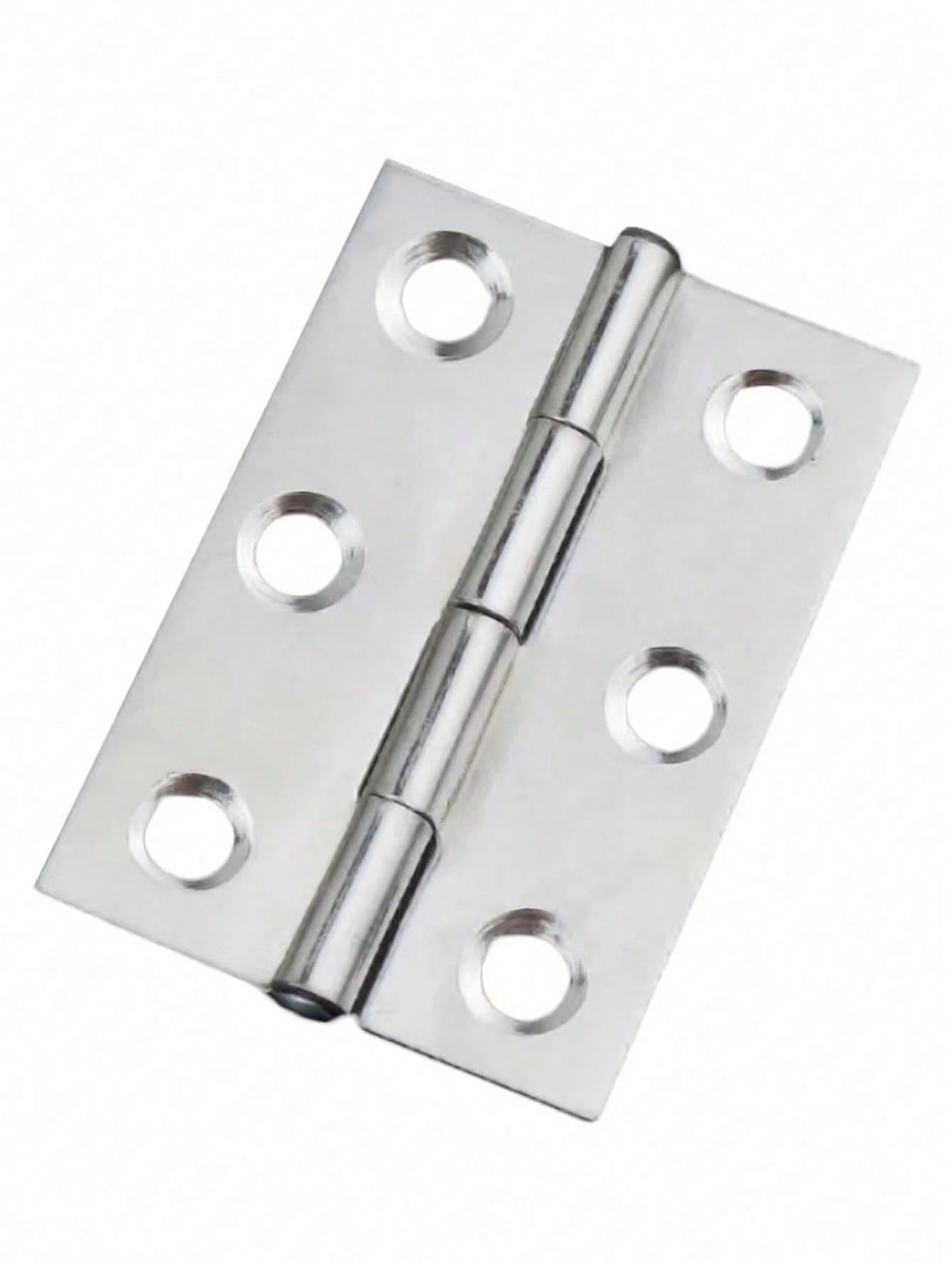 10pcs Stainless Steel Door Hinges, Cabinet Doors Windows Wooden Box Flat Hinges, Home Furniture Hardware Accessories