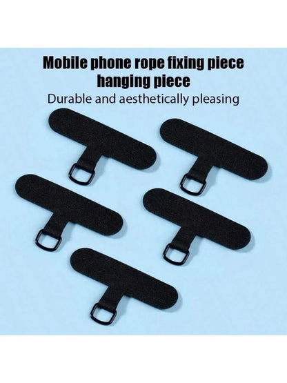 10pcs Universal Phone Lanyard, 2.4 Inch, Durable Nylon Detachable Neck Strap With Card Holder And Smart Phone Loop Patch