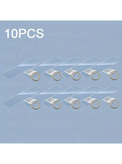 10pcs Universal Phone Lanyard, 2.4 Inch, Durable Nylon Detachable Neck Strap With Card Holder And Smart Phone Loop Patch