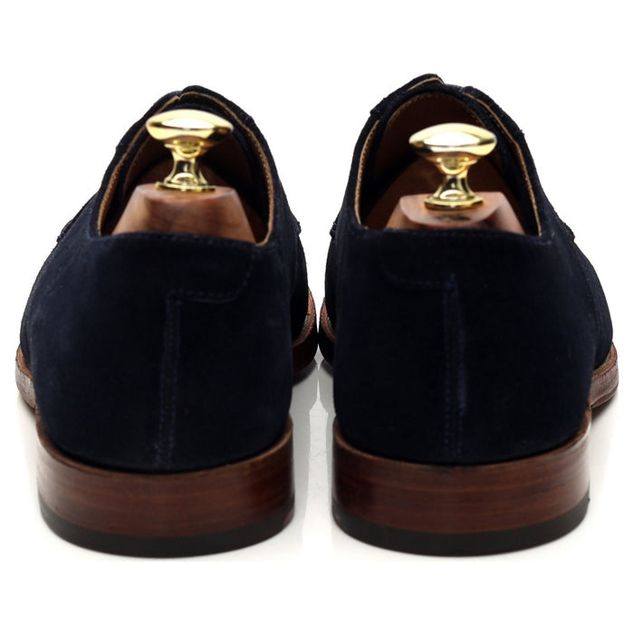 '110693' Navy Blue Suede Derby UK 7 F