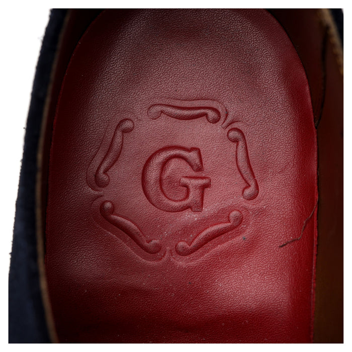 '110693' Navy Blue Suede Derby UK 7 F
