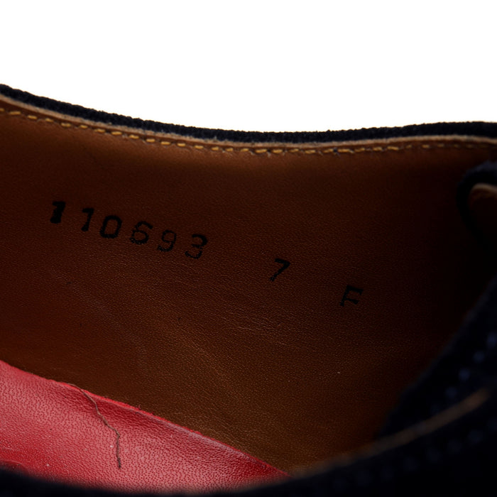 '110693' Navy Blue Suede Derby UK 7 F