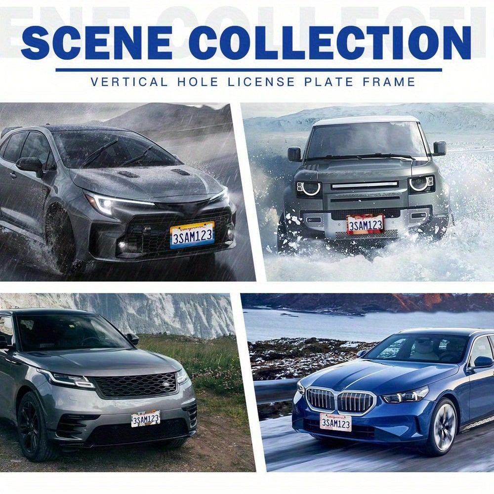 12.2 X 6.3 Inches, Red Heart License Plate Frame, Car Frame, License Plate Holder, Auto Tags Cover With 2 Holes Screws