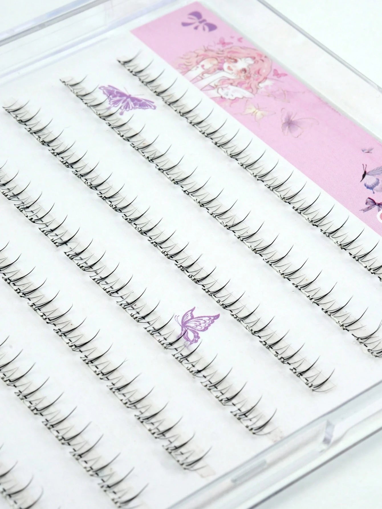 120 Clusters Glue-Free Lower Eyelashes, Cartoon Style Lower Eyelashes, Natural Soft Fit To Eyes, Comfortable To Wear, Boxed For Easy Carrying, Suitable For Various Makeup Looks, Eyelash Clusters, Fals