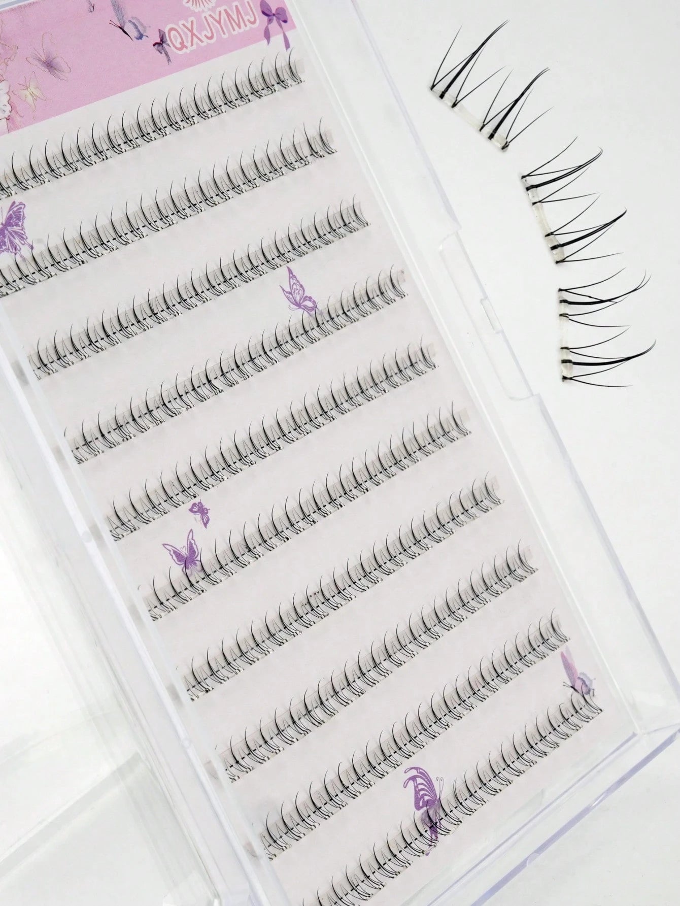 120 Clusters Glue-Free Lower Eyelashes, Cartoon Style Lower Eyelashes, Natural Soft Fit To Eyes, Comfortable To Wear, Boxed For Easy Carrying, Suitable For Various Makeup Looks, Eyelash Clusters, Fals