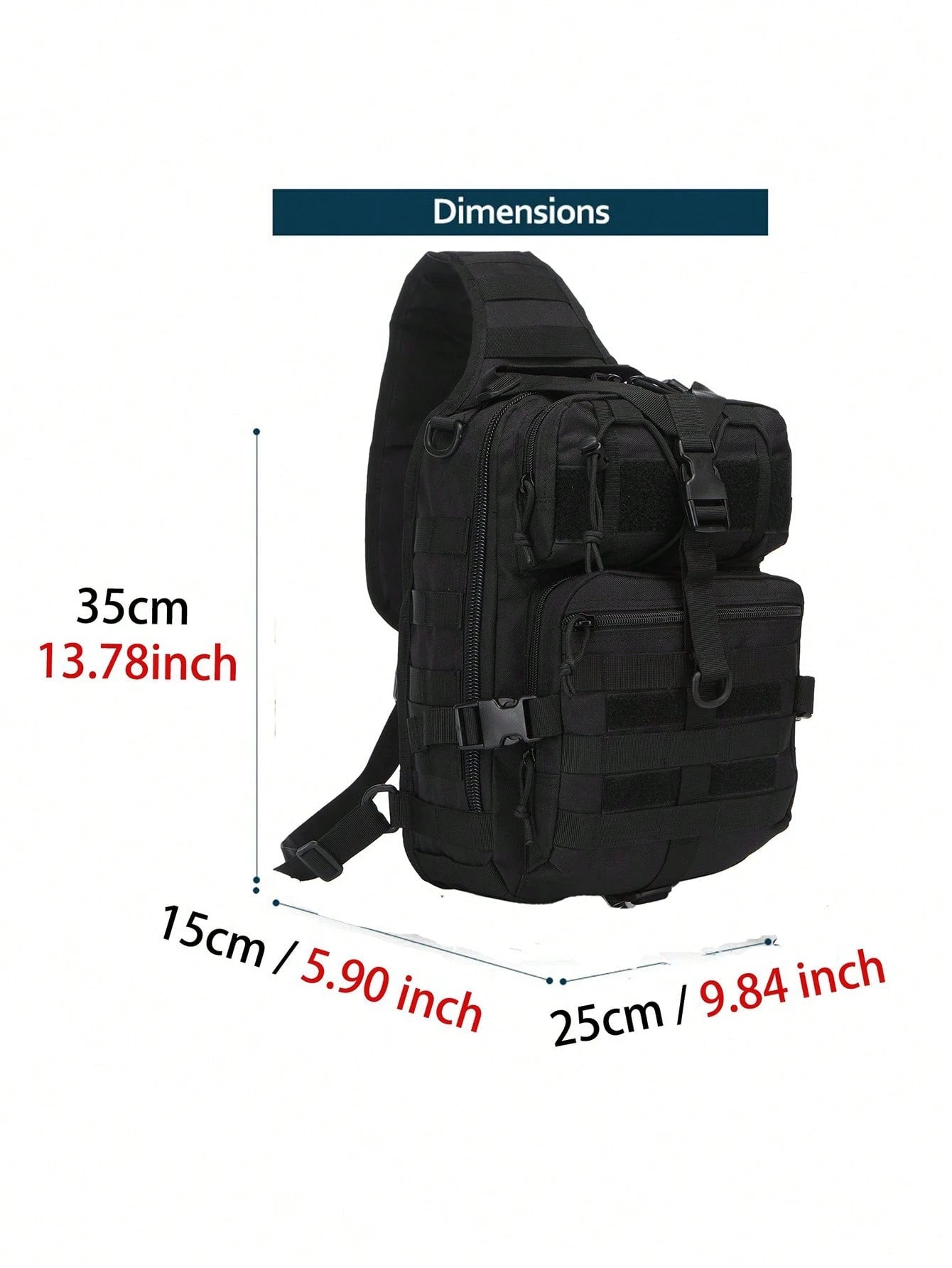13inch 15L Outdoor Bag Backpack Sport Bag Pack Sling Shoulder Backpack Bag For Every Day Carry Crossbody Vacation School Summer Carry On Men Crossbody Bags) Halloween Christmas Teacher Gift College Un