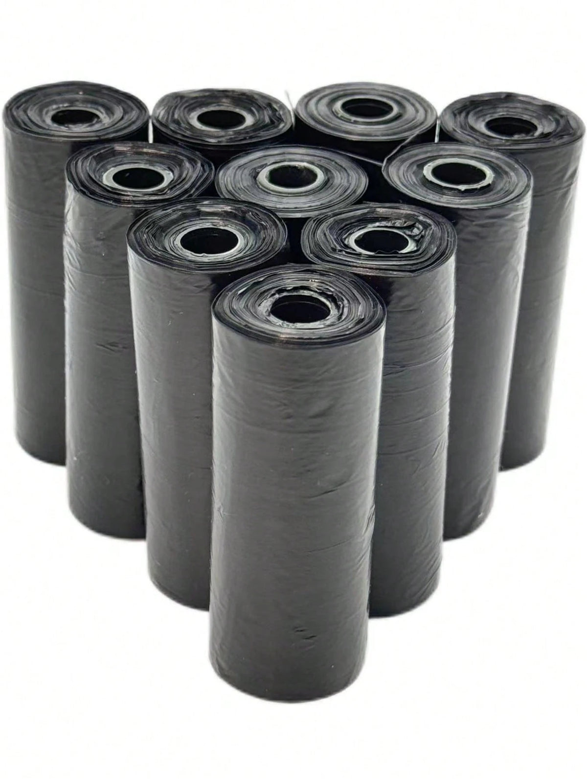 150/300pcs Black Portable Pet Waste Bags, Easy To Clean (15pcs/Roll), Thick & Durable, Odor-Proof, Suitable For Outdoor Pets (Cats & Dogs)