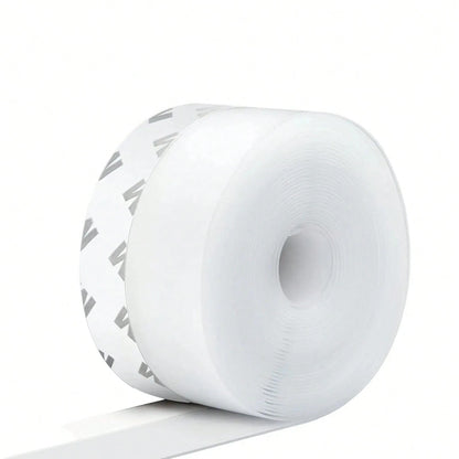 16.4Ft Door Weather Stripping, (1.38in Width) Weather Stripping Door Draft Stopper Adhesive Seal Strip Anti Draft Insulation Tape For Doors Windows And Shower Doors