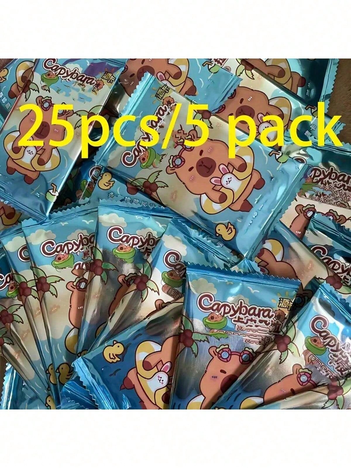 160pcs/Box Random Capybara Card Series, Cute Dolphin Flashcards, Anime Theme, 5pcs/Pack, Including Collectible Version, Suitable For Card Collectors, Party Favors (Assorted Styles)