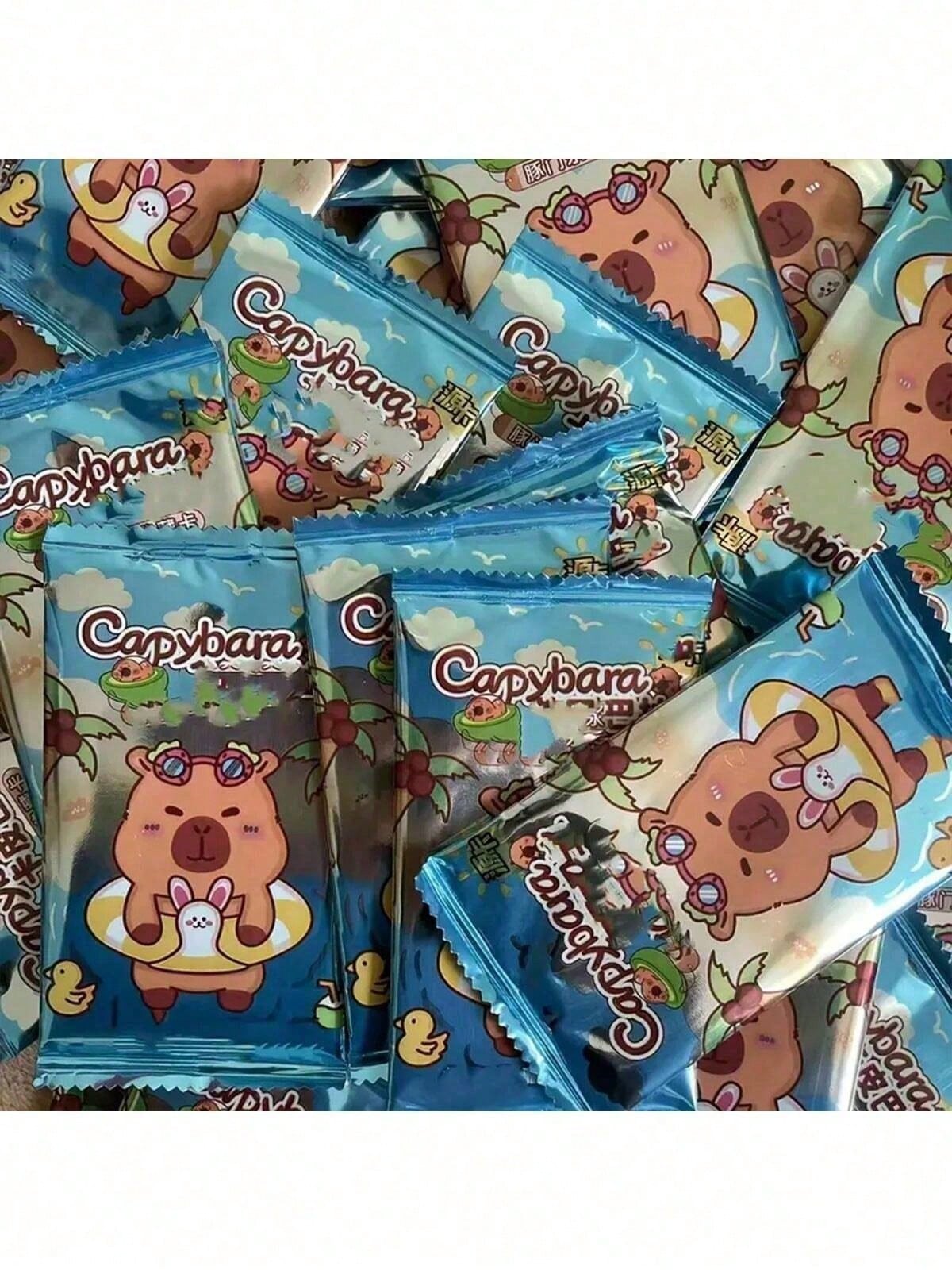 160pcs/Box Random Capybara Card Series, Cute Dolphin Flashcards, Anime Theme, 5pcs/Pack, Including Collectible Version, Suitable For Card Collectors, Party Favors (Assorted Styles)