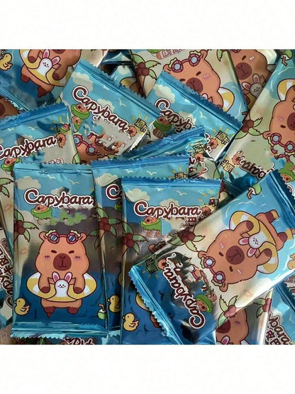 160pcs/Box Random Capybara Card Series, Cute Dolphin Flashcards, Anime Theme, 5pcs/Pack, Including Collectible Version, Suitable For Card Collectors, Party Favors (Assorted Styles)