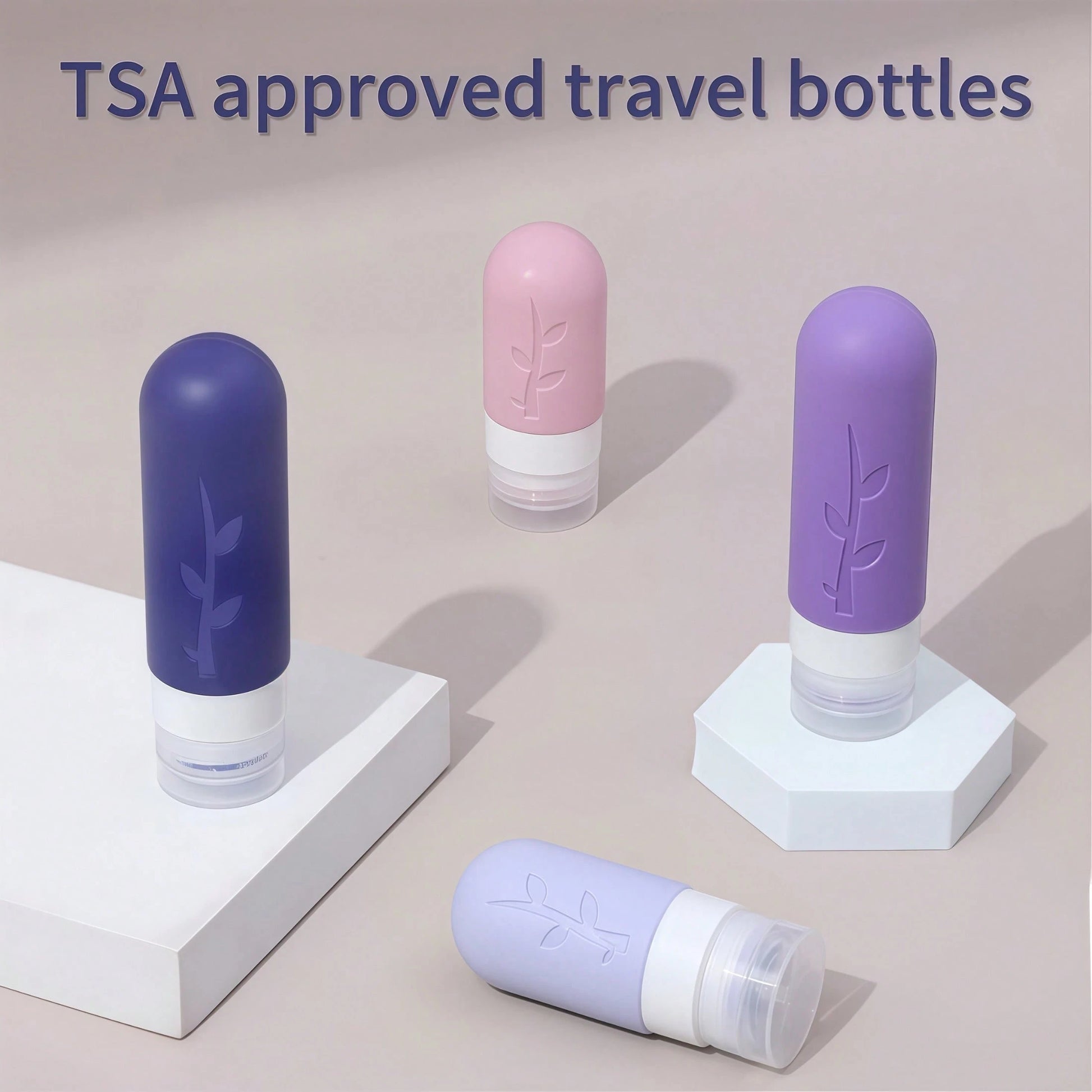 17-Piece Leak-Proof Silicone Travel Bottles, Refillable For Shampoo, Lotion, Face Cream. Mini Capsule With Magnetic Nozzle. Great For Travel, Camping, School. Gift For Mom & Girlfriend.