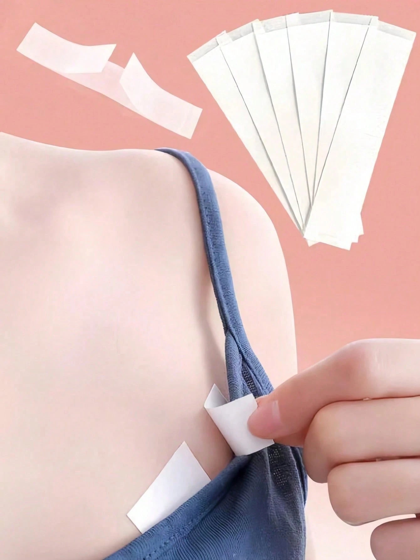180/72/36/5pcs Anti-Slip Clothing Tape, Fashion Invisible Bra Strap Anti-Chafe Pads, Dress Strap Fixing Tape, Double-Sided Adhesive Tape For Wardrobe, Essential For Back To School Outfits And Party Lo