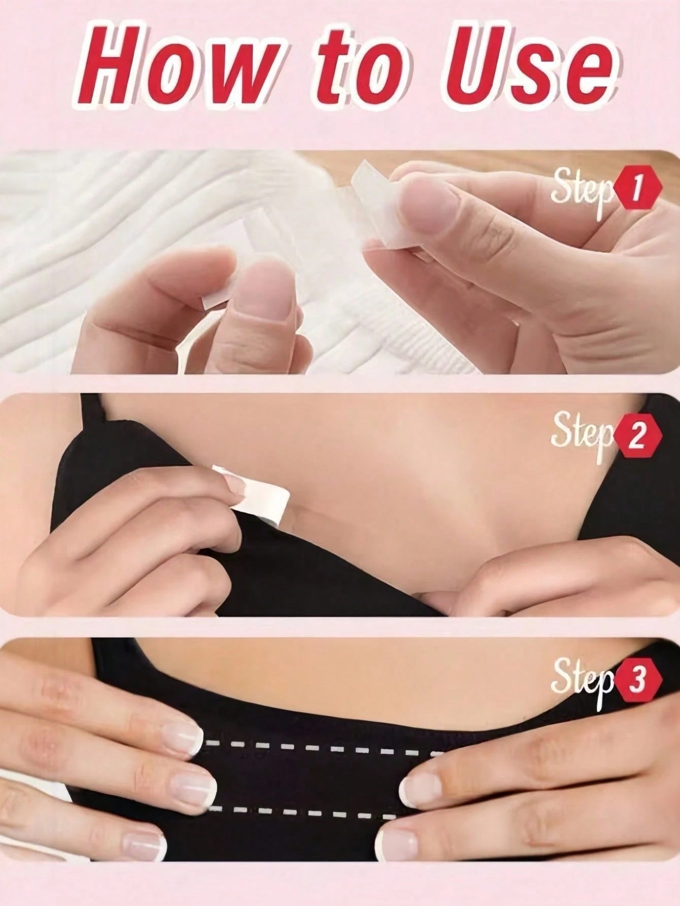 180/72/36/5pcs Anti-Slip Clothing Tape, Fashion Invisible Bra Strap Anti-Chafe Pads, Dress Strap Fixing Tape, Double-Sided Adhesive Tape For Wardrobe, Essential For Back To School Outfits And Party Lo