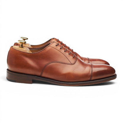 1880 'Aldwych' Tan Brown Leather Oxford UK 8.5 F