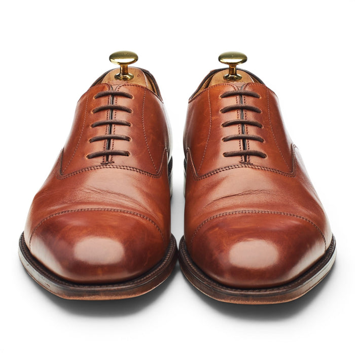 1880 'Aldwych' Tan Brown Leather Oxford UK 8.5 F