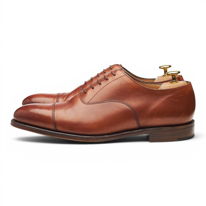 1880 'Aldwych' Tan Brown Leather Oxford UK 8.5 F