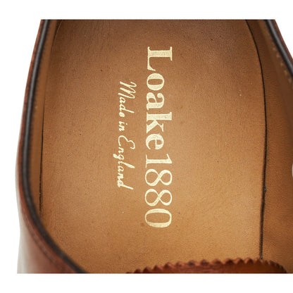 1880 'Aldwych' Tan Brown Leather Oxford UK 8.5 F