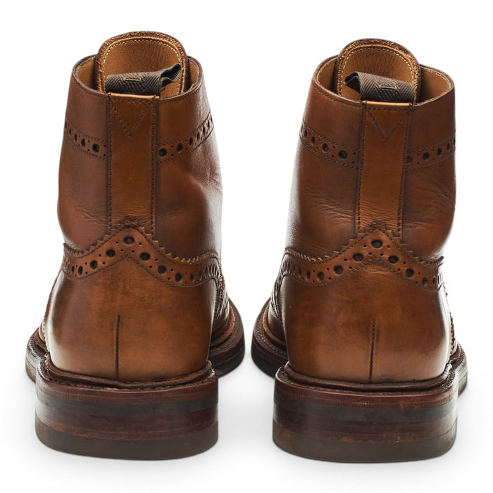 1880 'Bedale' Brown Leather Brogues Boots UK 7 G