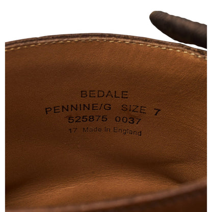 1880 'Bedale' Brown Leather Brogues Boots UK 7 G