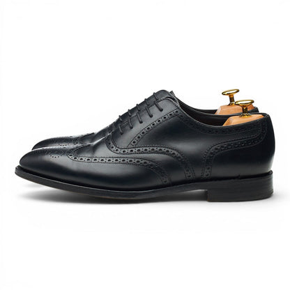 1880 'Buckingham' Black Leather Oxford Brogues UK 7.5 F