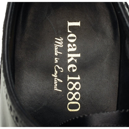 1880 'Buckingham' Black Leather Oxford Brogues UK 7.5 F