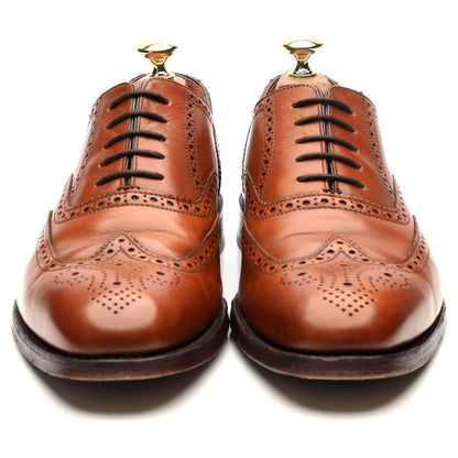 1880 'Buckingham' Tan Brown Leather Oxford Brogues UK 7.5 F