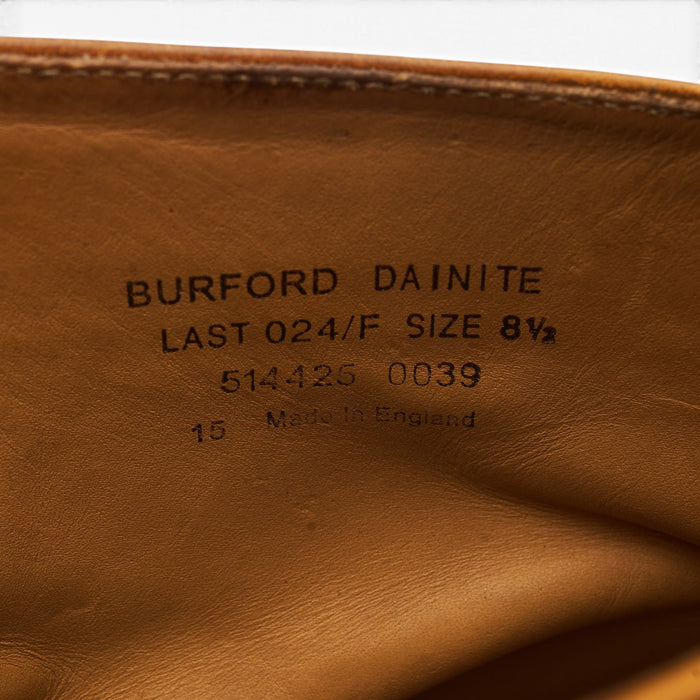 1880 'Burford 2' Tan Brown Leather Brogue Boots UK 8.5 F