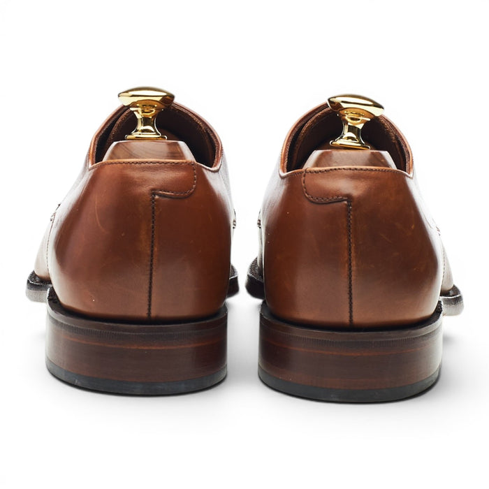 1880 'Cornwall' Brown Leather Derby UK 6 E