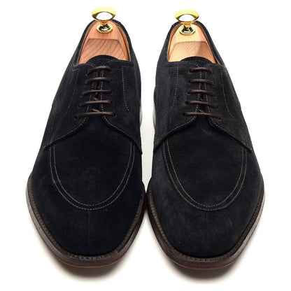 1880 'Ealing' Navy Blue Suede Split Toe Derby UK 7 F
