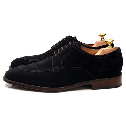 1880 'Ealing' Navy Blue Suede Split Toe Derby UK 7 F