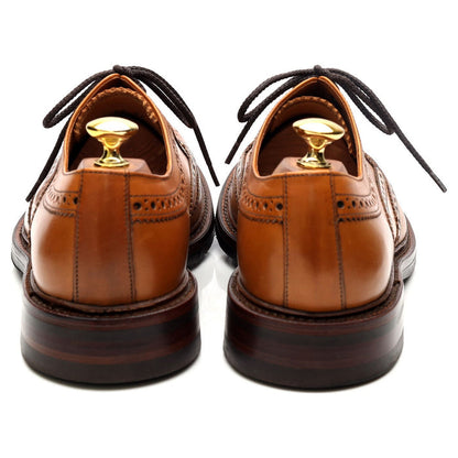 1880 'Edward' Tan Brown Leather Brogues UK 8.5 G