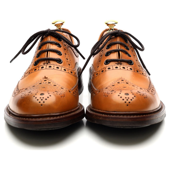 1880 'Edward' Tan Brown Leather Brogues UK 8.5 G