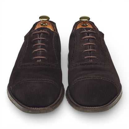 1880 'Fleet' Dark Brown Suede Oxford UK 8 F SUBS