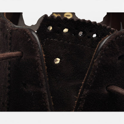 1880 'Fleet' Dark Brown Suede Oxford UK 8 F SUBS