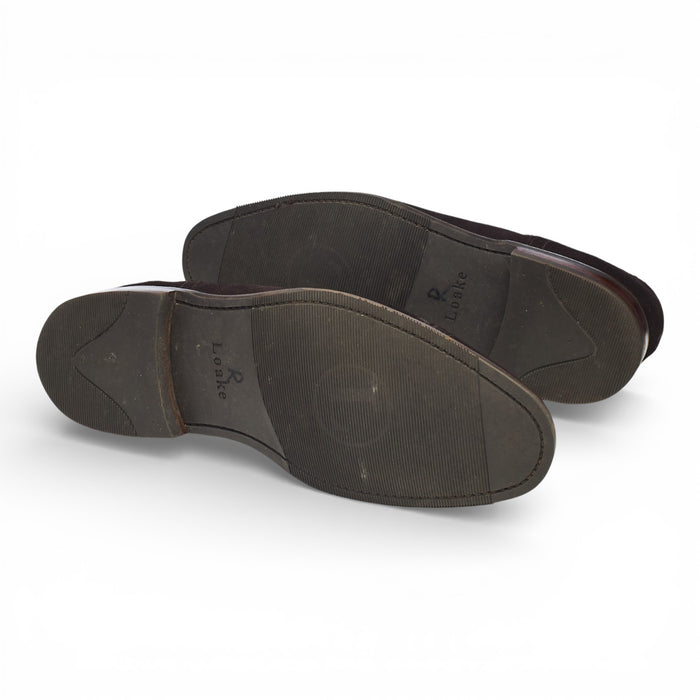 1880 'Fleet' Dark Brown Suede Oxford UK 8 F SUBS