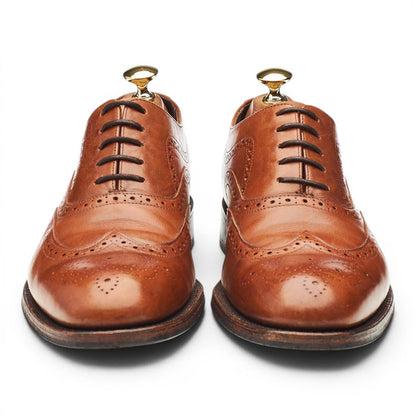 1880 'Heston' Tan Brown Leather Oxford Brogues UK 6.5 F