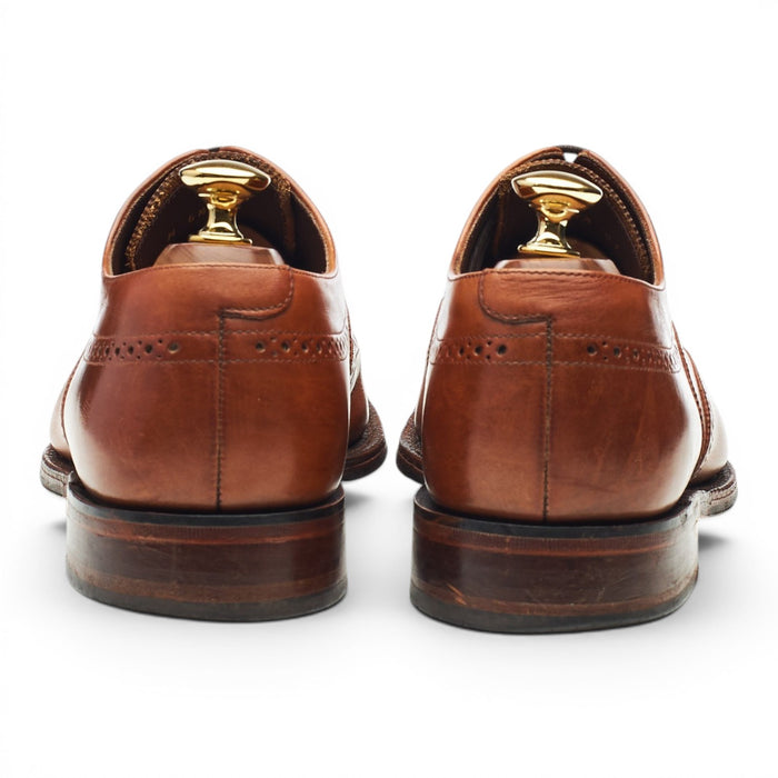 1880 'Heston' Tan Brown Leather Oxford Brogues UK 6.5 F