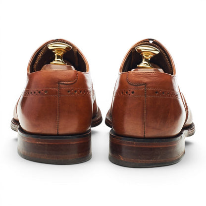 1880 'Heston' Tan Brown Leather Oxford Brogues UK 6.5 F