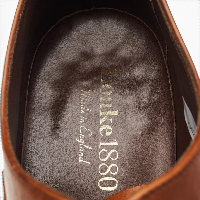 1880 'Heston' Tan Brown Leather Oxford Brogues UK 6.5 F
