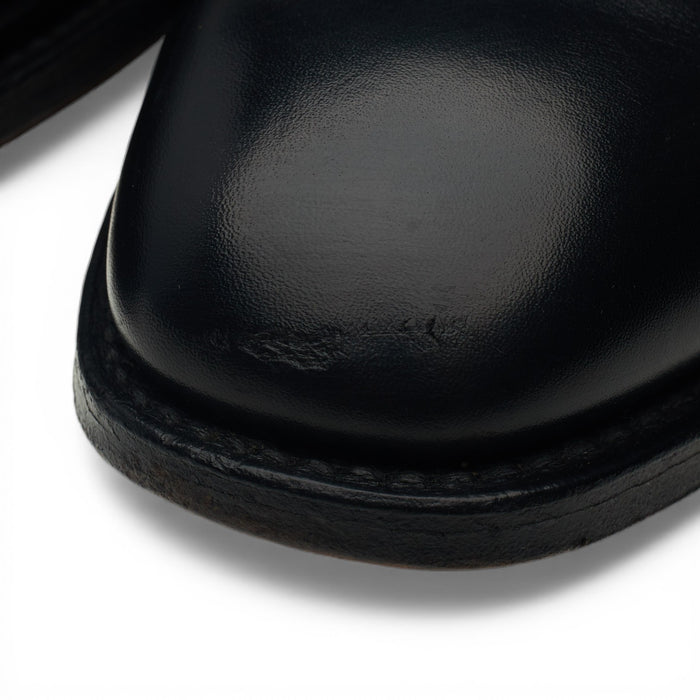 1880 'Islington' Black Leather Monk Strap UK 8.5 F