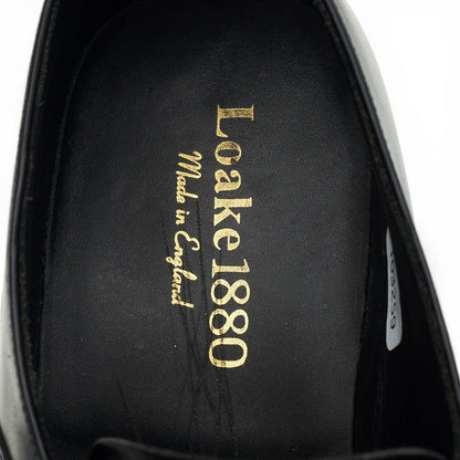 1880 'Islington' Black Leather Monk Strap UK 8.5 F