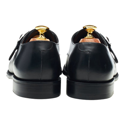 1880 'Medway' Black Leather Monk Strap UK 7.5 F