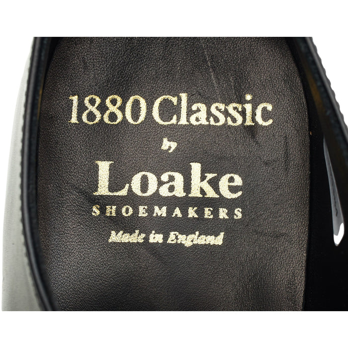 1880 'Medway' Black Leather Monk Strap UK 7.5 F